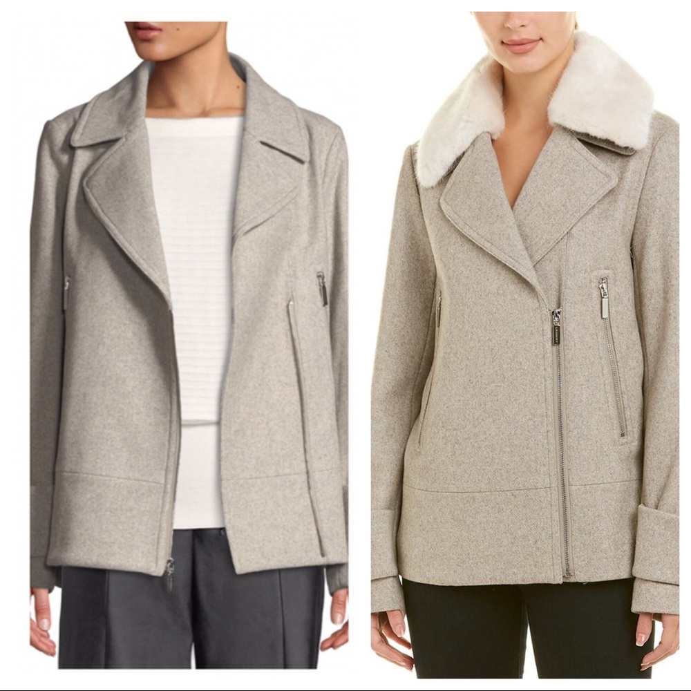 New Laundry by Shelli Segal Wool Blend Coat